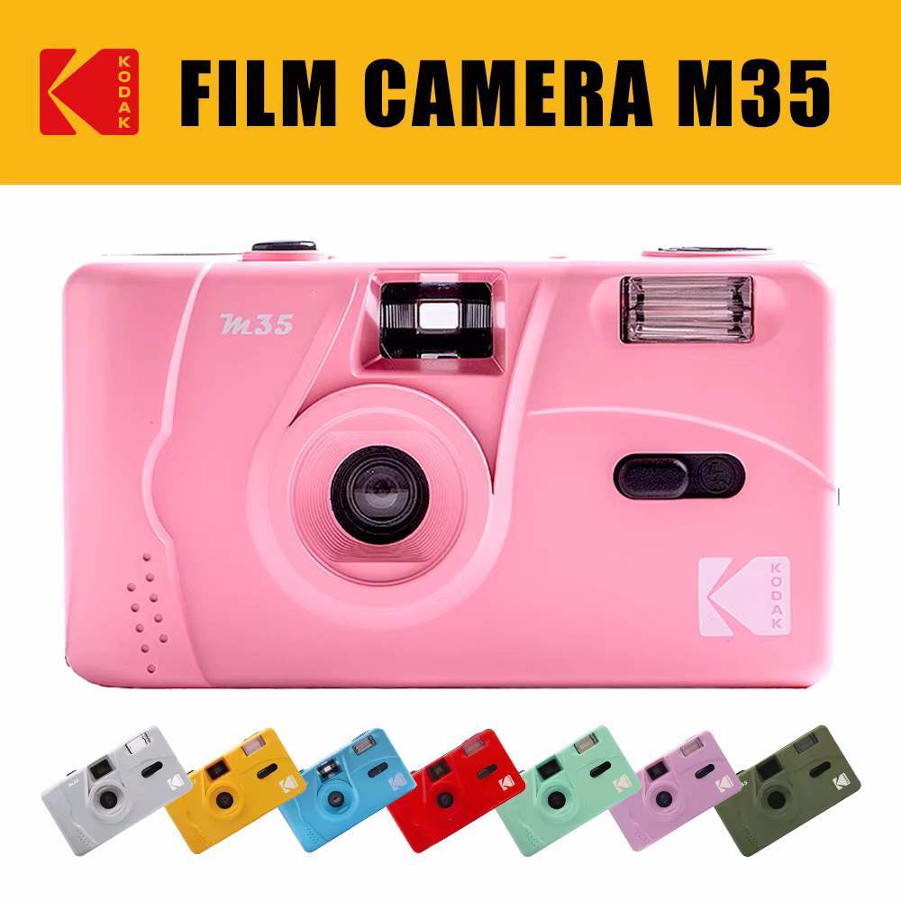 Kodak M35 Phim Camera Không Thể Tháo Rời Ban Đầu Retro Phim Máy Hướng Dẫn Sử Dụng Có Thể Thay Thế Má