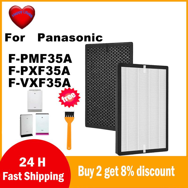 F-ZXFP35X F-ZXFD35X HEPA + Bộ lọc khử mùi Carbon cho máy lọc không khí Panasonic F-PMF35A / F-PXF35A