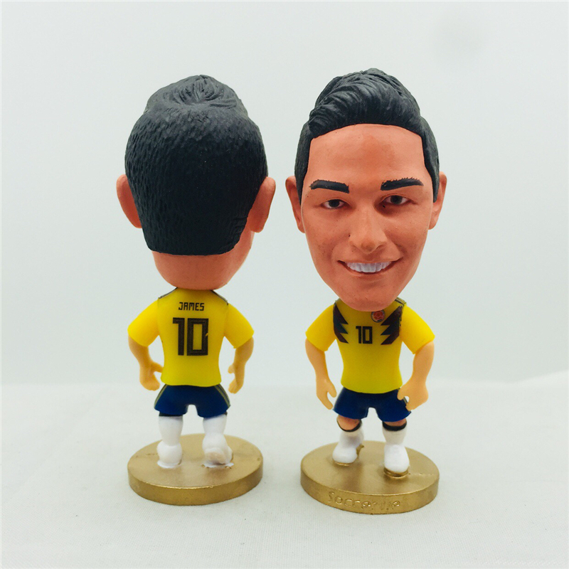 Soccerwe Cầu thủ bóng đá Búp bê Colombia 10 # James Rodriguez 2026 Bộ sưu tập