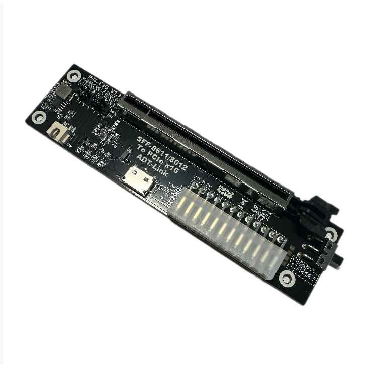 MỚI NHẤT ADT-Link F9G PCI-E 4.0 x4 OcuLink Card Đồ Họa Bên Ngoài Docking Station Cho M.2 NVME Sang S