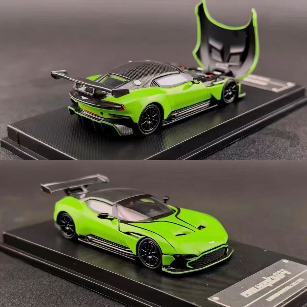Fine Works FW 1: 64 Aston Martin Vulcan Mô Phỏng Siêu Xe Hợp Kim Mẫu Xe Mở Nắp Bộ Sưu Tập Đồ Trang T