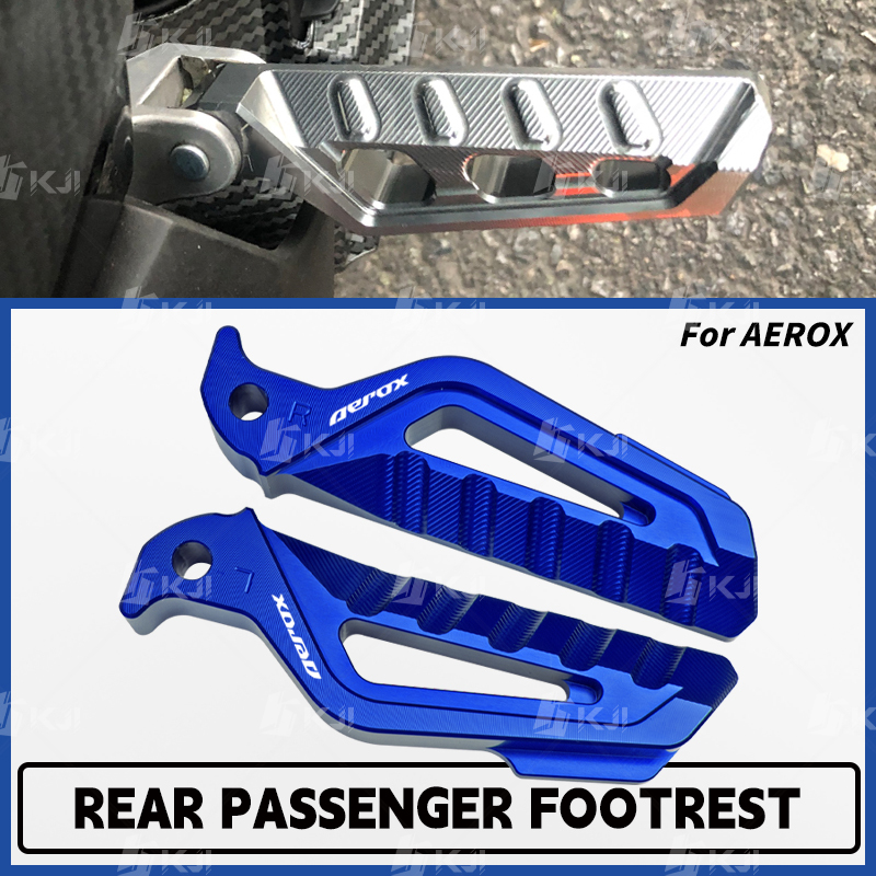 Dành Cho Xe Yamaha NVX AEROX 155 / 125 / ALPHA TURBO Phía Sau Hành Khách Chân Chốt Bàn Đạp Phụ Kiện 