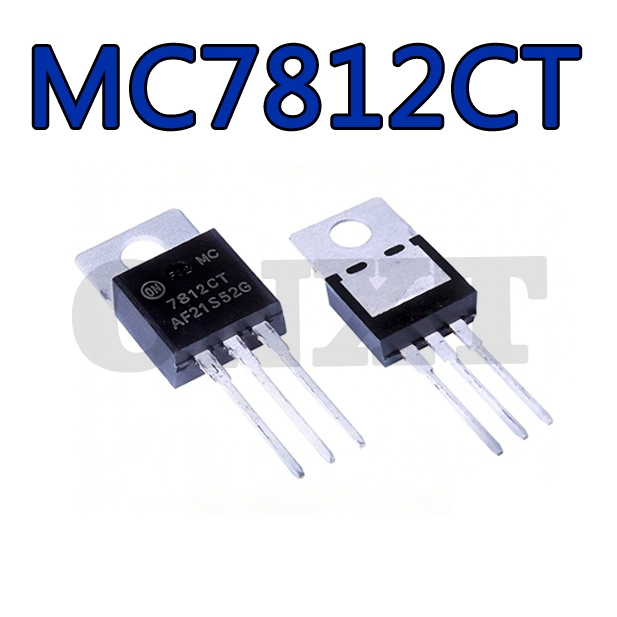 2 ~ 5 CÁI 7812CT 7812 TO-220 MC7812CT 1A 12V Bộ điều chỉnh điện áp ba đầu hoàn toàn mới Nguyên bản