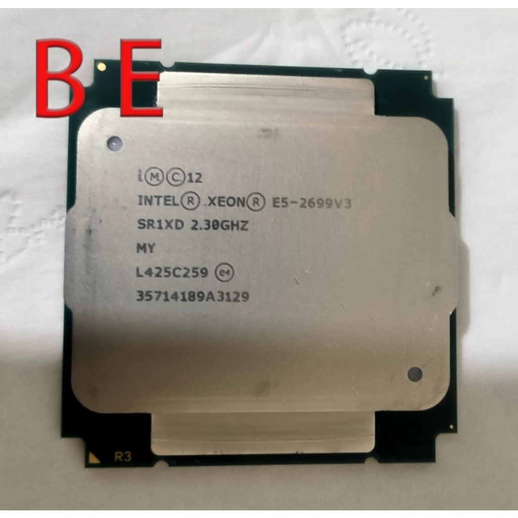 Bộ xử lý CPU máy chủ Xeon E5-2699 V3 LGA2011-3 18-Core SR1XD 2.3GHz CPU máy chủ sở hữu trước