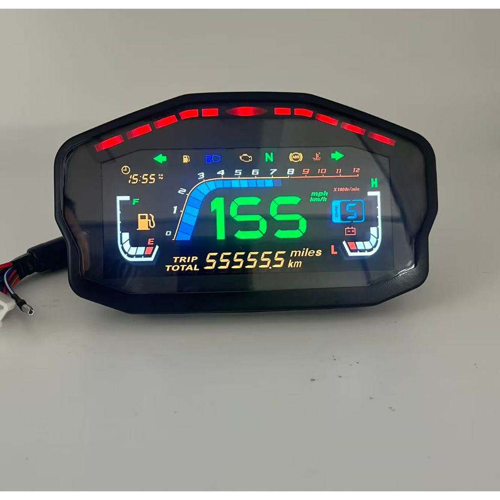 Dành Cho Xe Máy Đa Năng Ducati Bảng Kỹ Thuật Số LED Đồng Hồ Tốc Độ Đồng Hồ Đo Tốc Độ Đồng Hồ Đo Nhiê