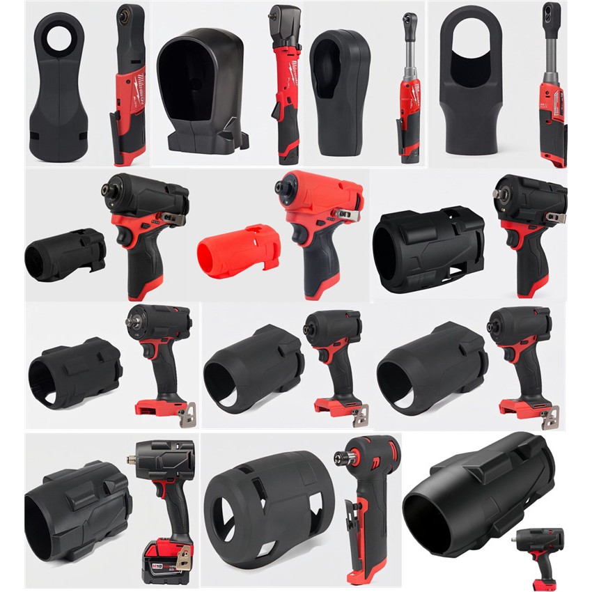 Vỏ bảo vệ silicon cứng cao được thiết kế theo dòng Milwaukee M12 và M18