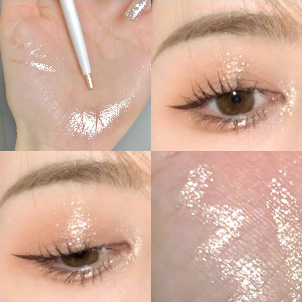 Bút Kẻ Mắt Siêu Mịn 1.5Mm Chống Thấm Nước Chống Mồ Hôi Lâu Dài Không Ẩm Người Mới Bắt Đầu Bút Chì Lông Mày Màu Đen Nâu