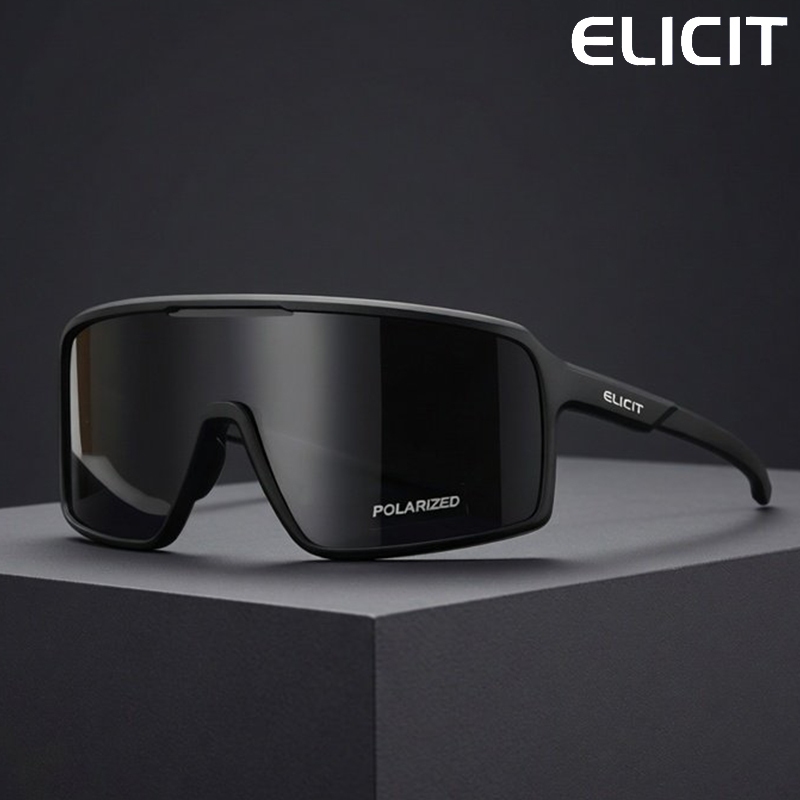 ELICIT Kính Đi Xe Đạp Phân Cực MTB Kính Mát Xe Đạp Nam Nữ Thể Thao Ngoài Trời Kính Mắt Câu Cá Chạy B