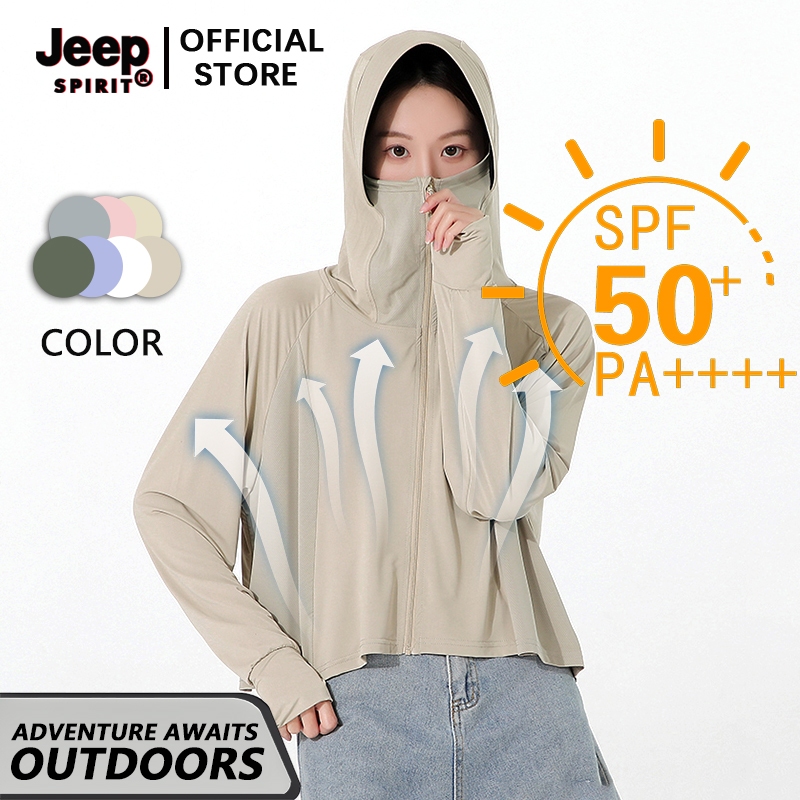 Áo khoác chống nắng UPF50+ Jeep Spirit mùa hè dành cho nữ