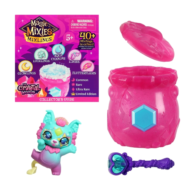 Magic Mixies Mixlings Gói đơn màu hồng với Magical Fizz và Reveal, 40 + Collect