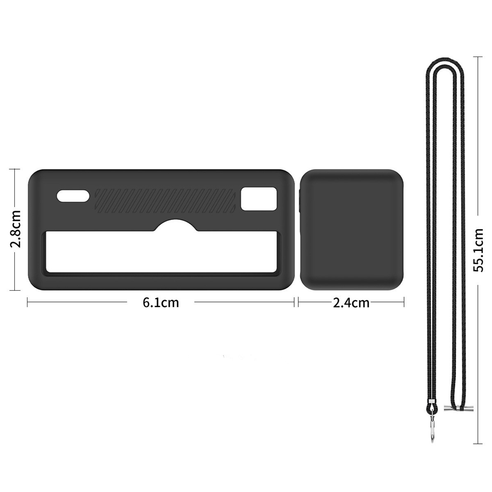 Ốp Lưng Silicon Cho KODAK CHARMERA Móc Khóa Vỏ Bảo Vệ Camera