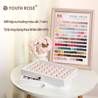 Youth Rose móng tay gel hoa hồng trẻ trung, 120 màu, 5g bao gồm bảng màu Tặng kèm quà tặng A1001-A120