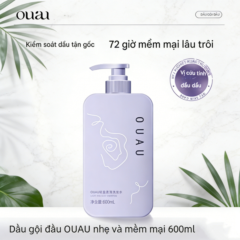 Dầu Gội OUAU Kiểm Soát Dầu Làm Mới Lông Tơ Tóc Mạnh Mẽ