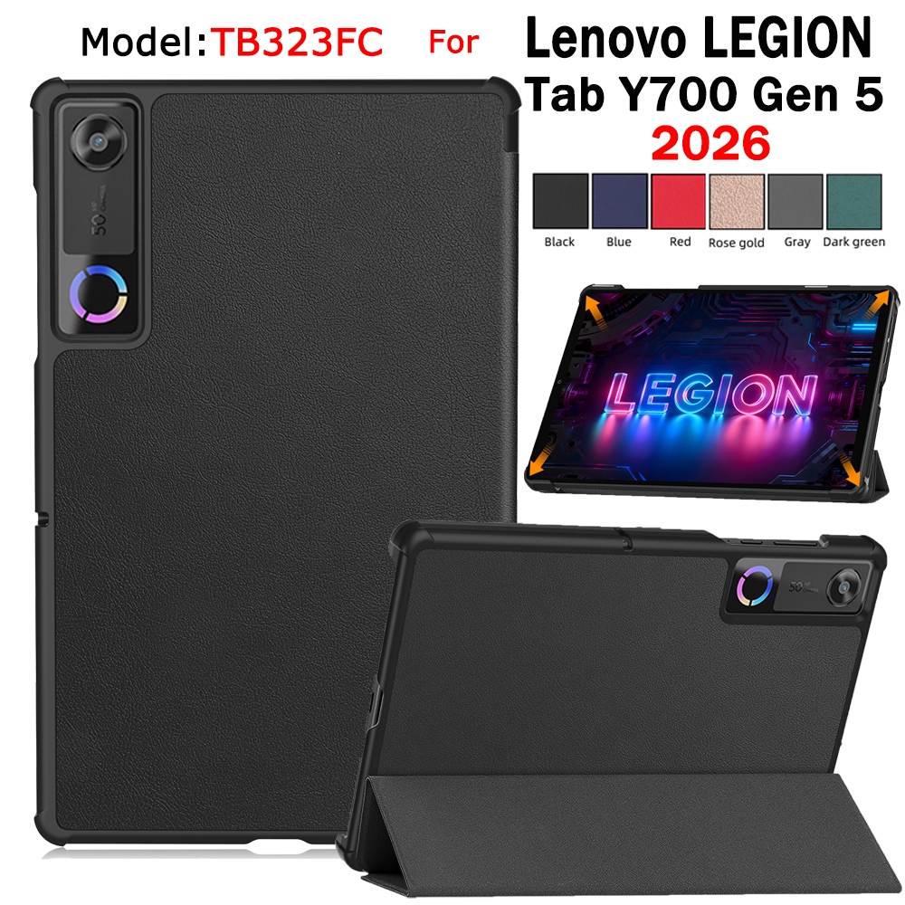 Dành Cho Lenovo Legion Y700 2026 Gen 5 Gen5 TB323FU 8.8 "Gen 4 3 2 Ba Gấp Da PU Chống Sốc Đứng Bao F