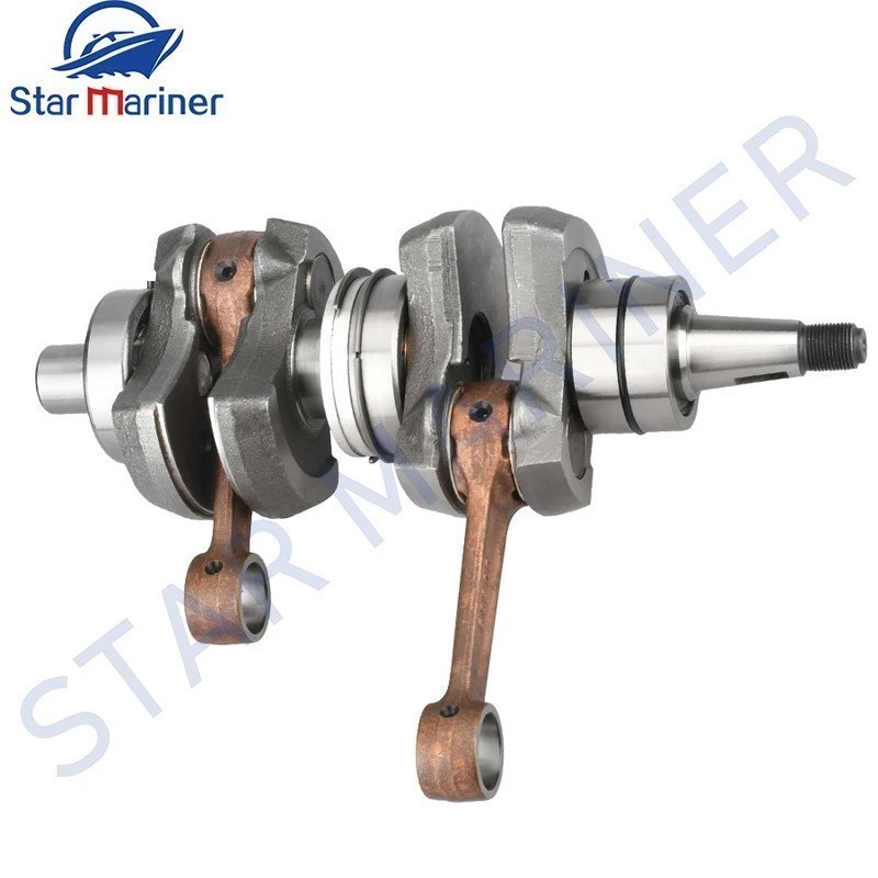 61N-11400-00 69P-11400-00 Assy trục khuỷu cho động cơ phía ngoài YAMAHA 2 thì 25HP 30HP 61N-11400 61