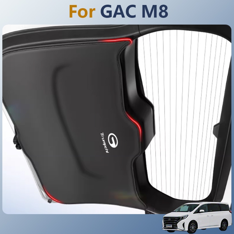 Dành Cho GAC M8 GAC M8 Master cốp Sau Chống Đá Miếng Lót Cửa Thân Cây Tấm Bảo Vệ Miếng Lót Da pu Chấ