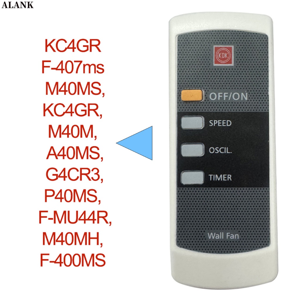 ALANK Điều khiển KDK Điều khiển chính hãng cho quạt treo tường Panasonic KDK M40MS, KC4GR, M40M, A40