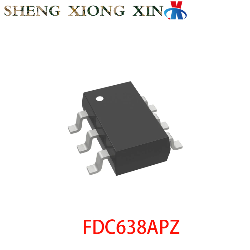 5 Cái / lốc FDC638APZ SOT-23-6 P-Channel 638Z MOSFET