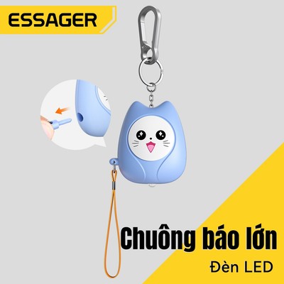 Đèn LED báo động tự vệ cá nhân Essager + Decibel siêu ồn