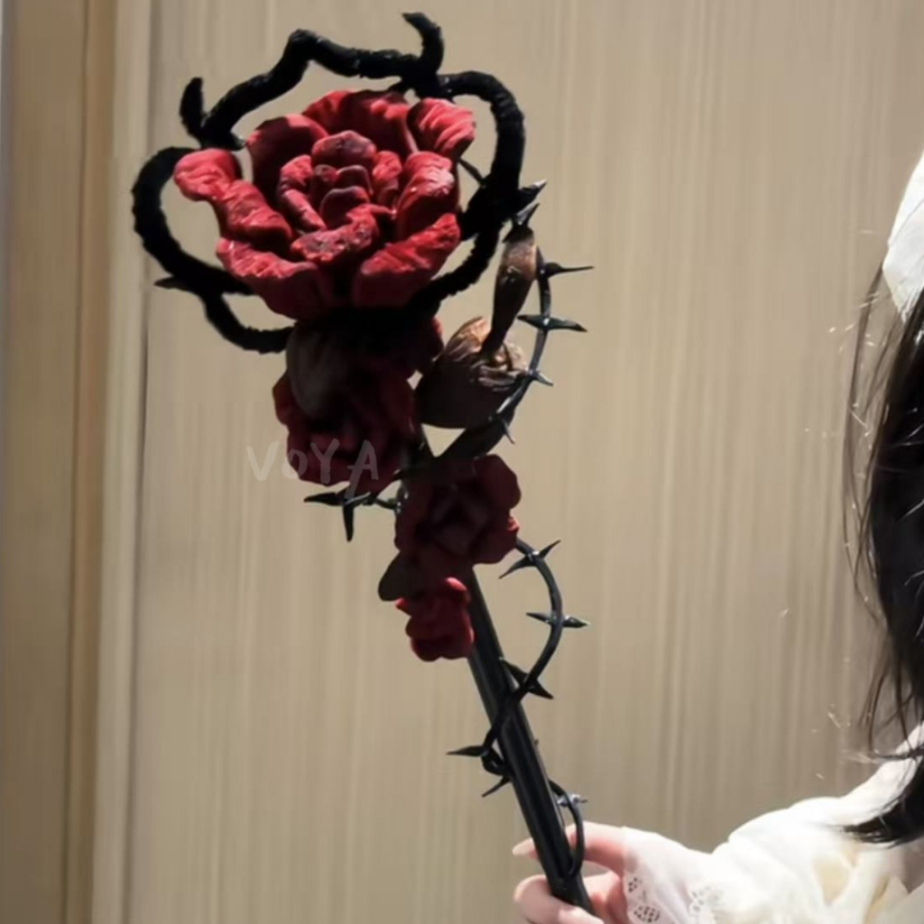 Love and Deepspace Sylus Thorn Rose Cane Creative Twisted Stick DIY Craft Kit
