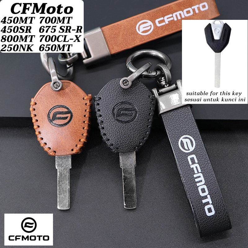 2026 Vỏ chìa khóa da CFMoto 2025 CFMoto 450MT 450SR 800MT 250NK 700MT 675SR-R 700CL-X MT650 Hộp đựng