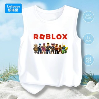 Áo Thun Ba Lỗ In Chữ Roblox Cho Bé Trai