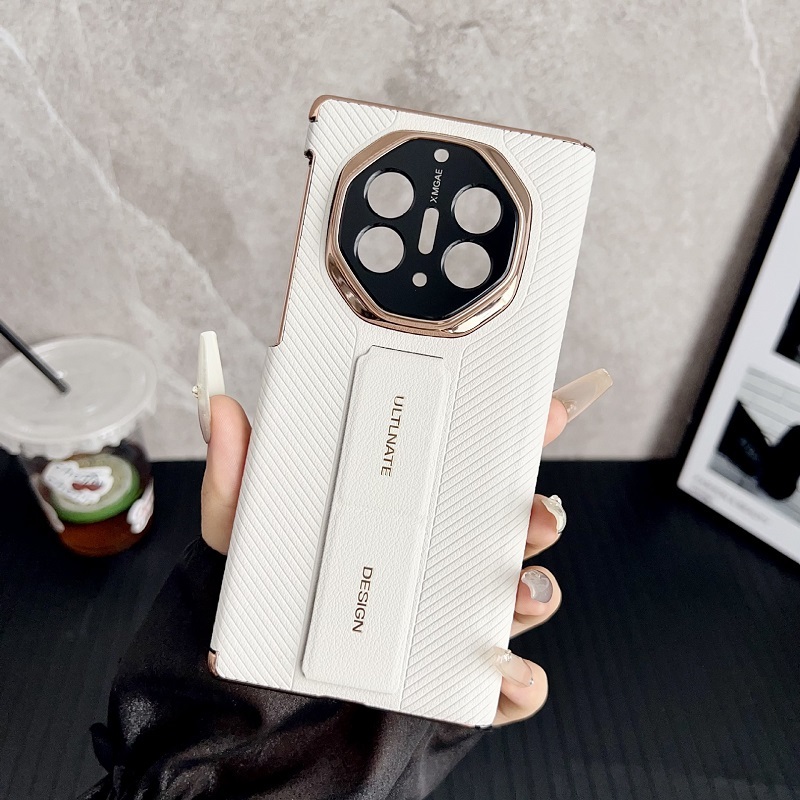 Bao Da Cho Huawei Mate XT XT Ốp Lưng Hỗ Trợ Cổ Tay Chân Đế Kép Từ Tính Bản Lề Bảo Vệ