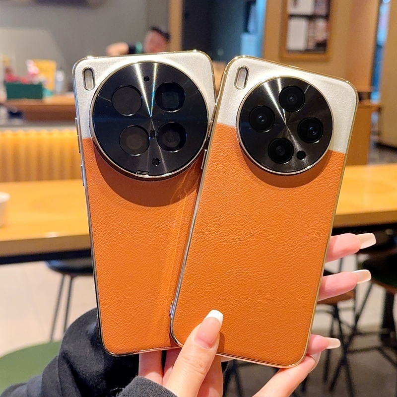 Dành Cho Vivo X300 X300 Pro X300 X200 Ultra X200 Pro mini Case Bao Da Kim Loại Bảo Vệ Mặt Sau Cho Vi