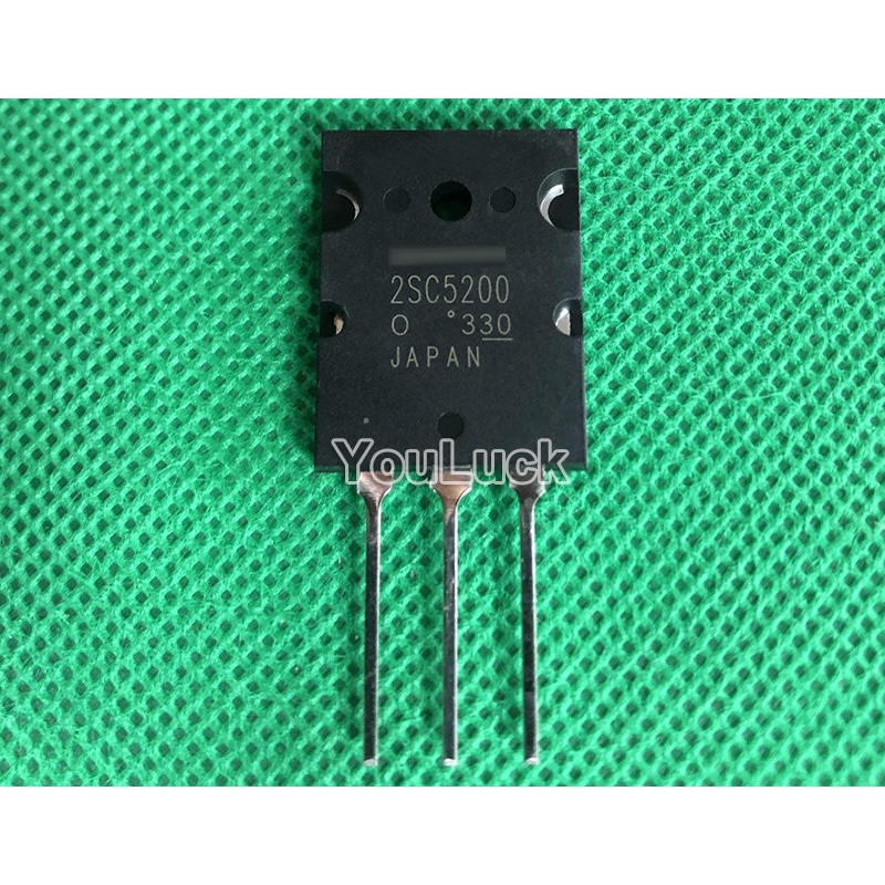 5 chiếc 2SC5200 C5200 TO-3PL Bộ khuếch đại công suất Transistor Mới