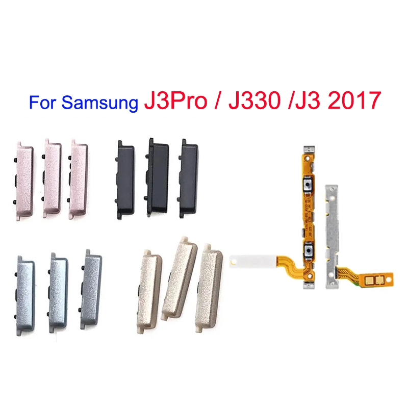 Dành Cho Samsung J330 J3 2017 J3 Pro Nút Âm Lượng Nguồn Flex
