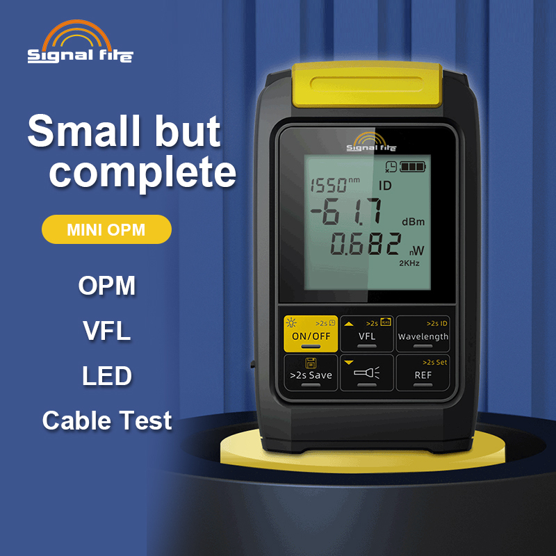 Signal Fire OPM Máy đo công suất quang đa chức năng Signalfire Mini OPM - Thiết bị kiểm tra sợi quan