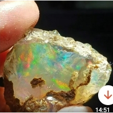 Lửa Tự Nhiên Opal Đá Thô Opal Úc Nhiều Màu Sắc Kho Báu Khoáng Pha Lê Quặng Giảng Dạy Mẫu Vật