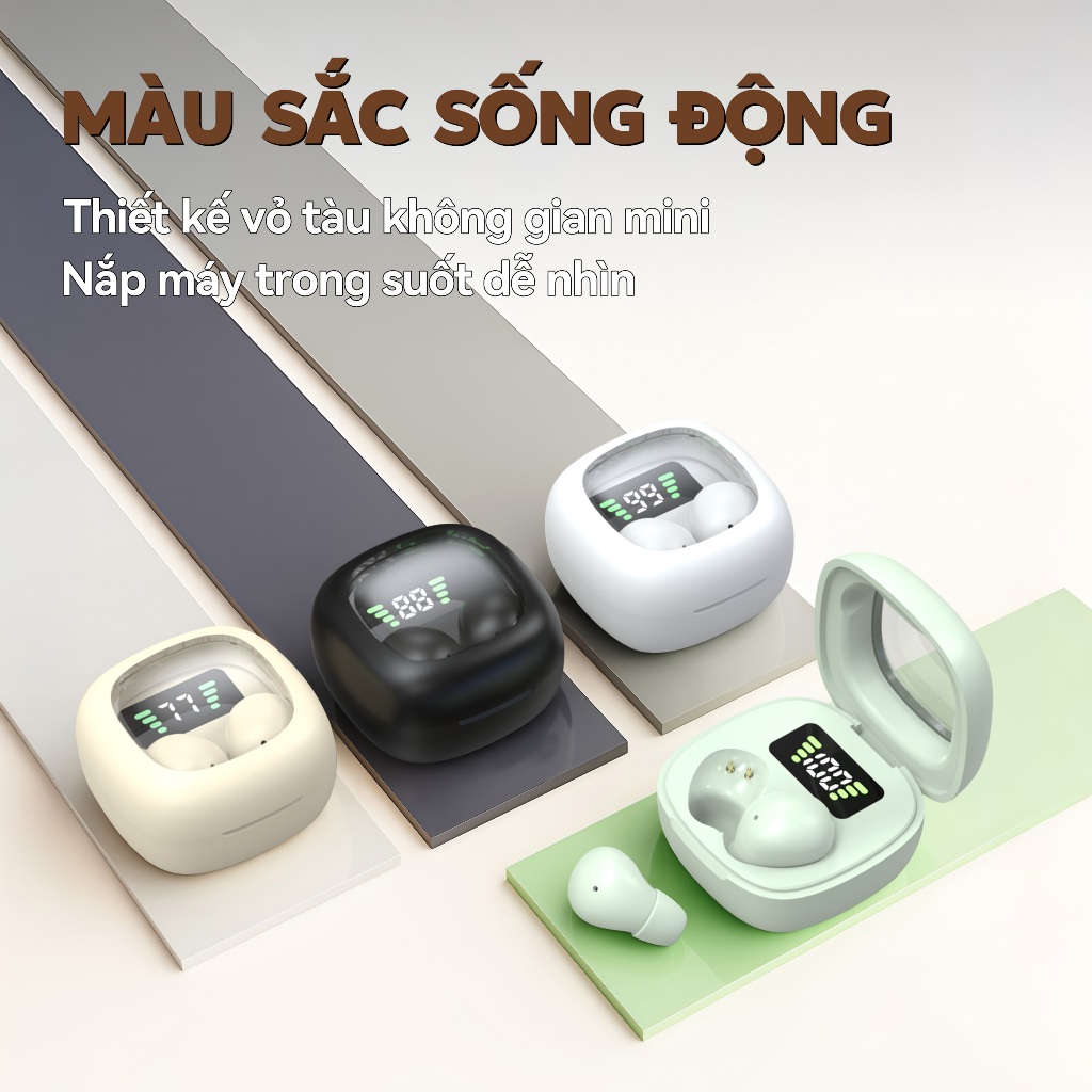 Tai nghe ngủ Y19 mới có thiết kế trong tai để mặc thoải mái, truyền âm thanh định hướng DT3.0 và công nghệ chip Bluetooth 5.4 hoàn toàn mới. | BigBuy360 - bigbuy360.vn