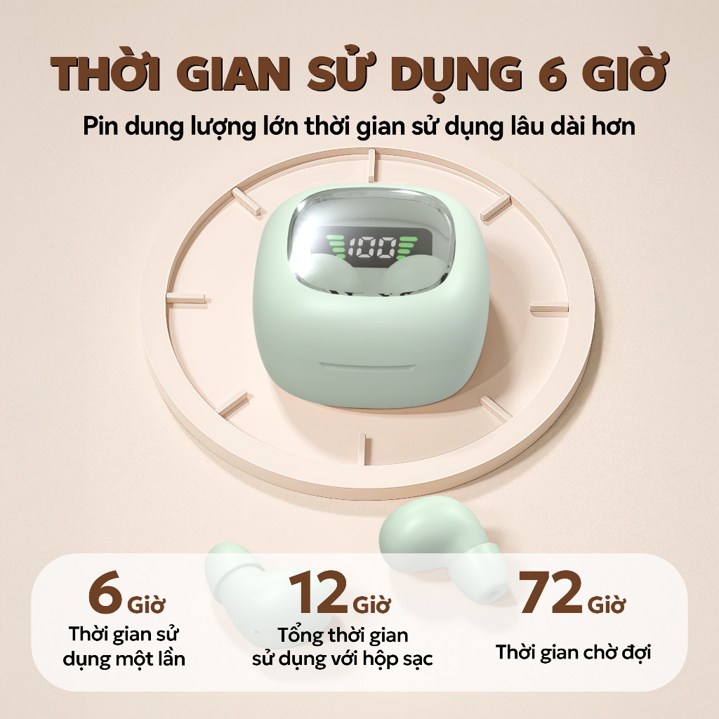 Tai nghe ngủ Y19 mới có thiết kế trong tai để mặc thoải mái, truyền âm thanh định hướng DT3.0 và công nghệ chip Bluetooth 5.4 hoàn toàn mới. | BigBuy360 - bigbuy360.vn