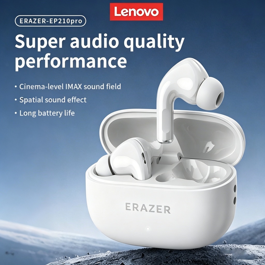 Tai Nghe Bluetooth Lenovo Erazer EP210 Pro - Tai Nghe Thể Thao Âm Thanh 360° Bass Mạnh, Đeo Thoải Mái | BigBuy360 - bigbuy360.vn