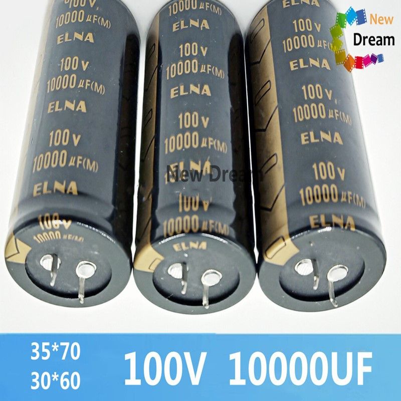 1 Tụ Điện Khuếch Đại Âm Thanh 100V 10000uF 30X60mm 35x70mm 10000uF 100V