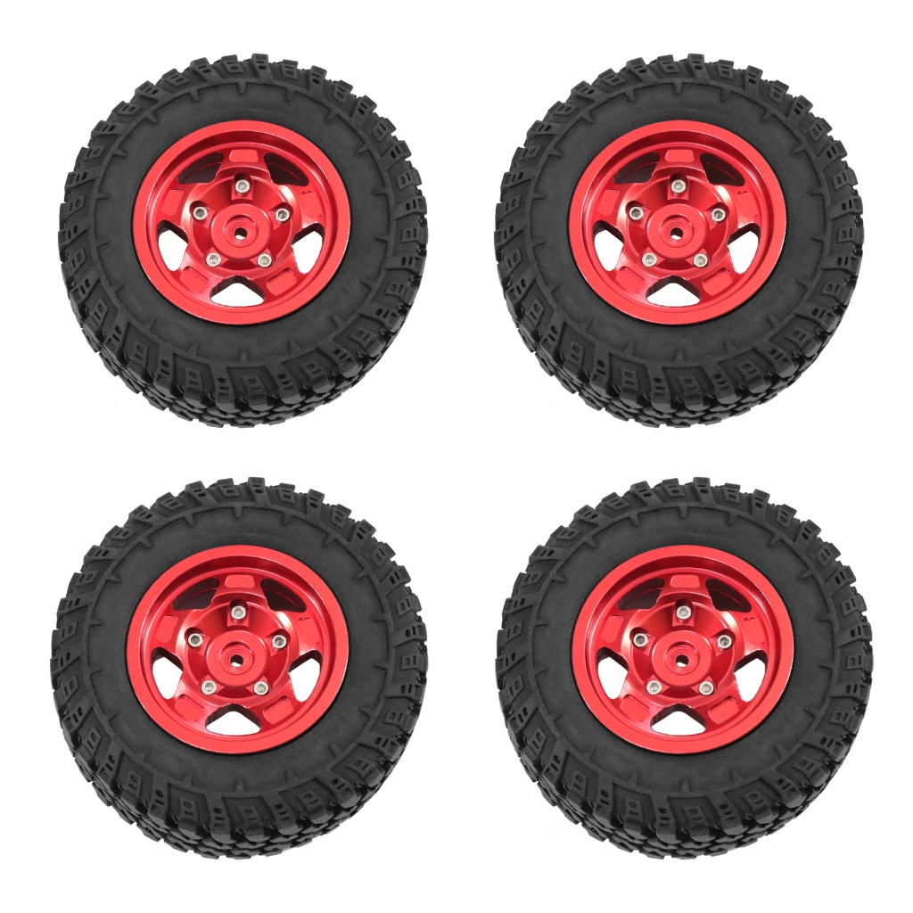 Dành Cho MN99s / 98 V2 RC Lốp Xe Da 4 Hợp Kim Nhôm Nâng Cấp Bánh Xe Trung Tâm Bộ MN78 82 D90 MN99S M