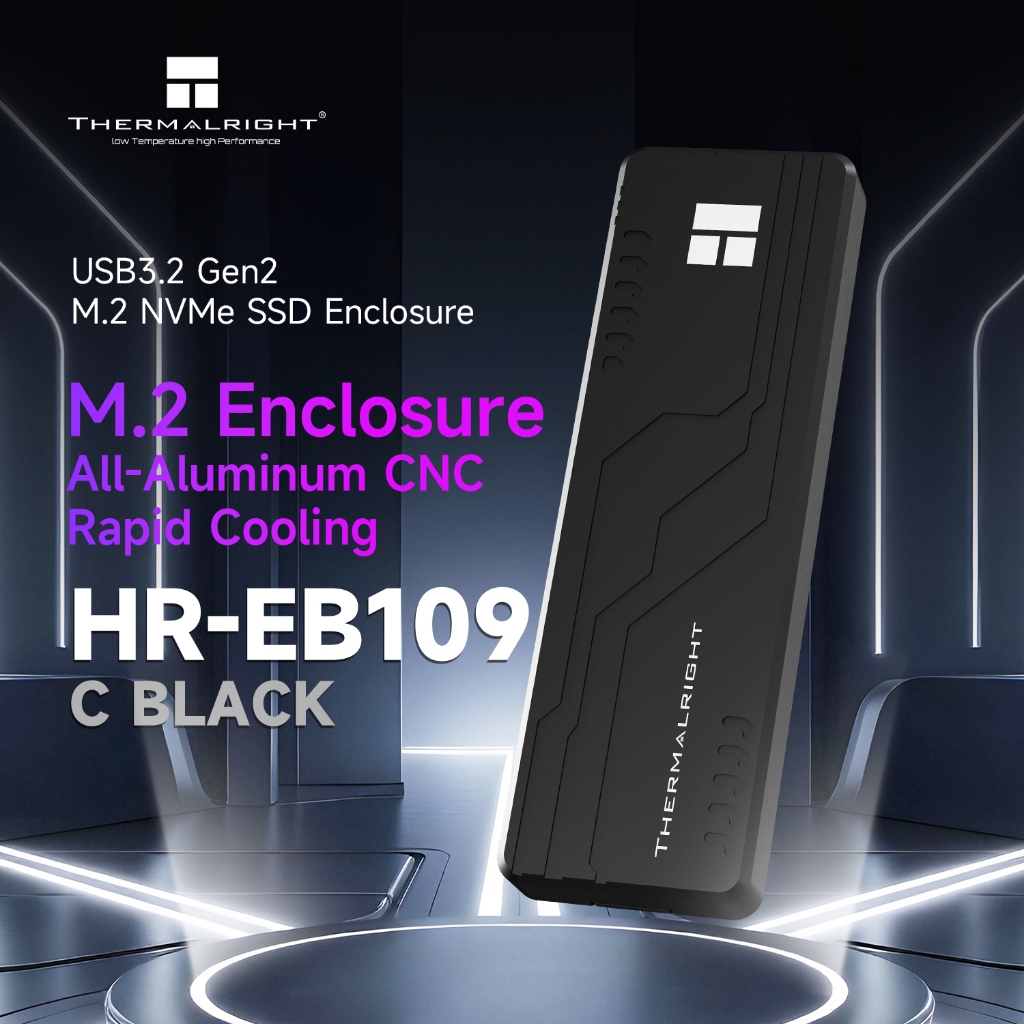 Thermalright m.2 Dual NVME SATA SSD Hỗ trợ SSD 8TB (HB109)