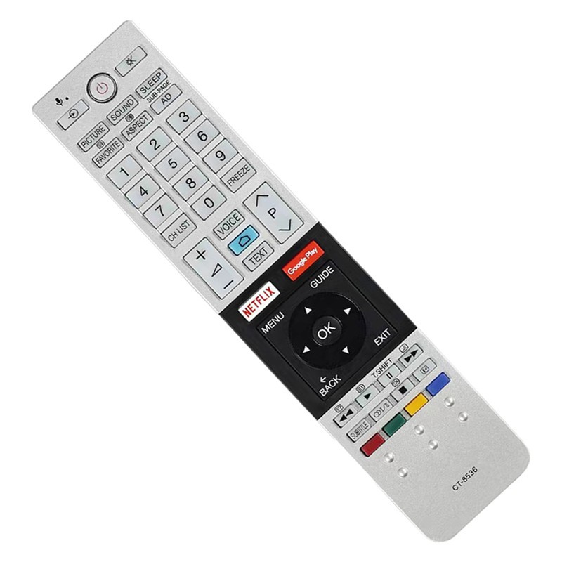 CT-8536 Tương thích với Đối với Toshiba LED HD TV 65U7750 55U775 55U7750 49U9750 43U7750V Điều khiển