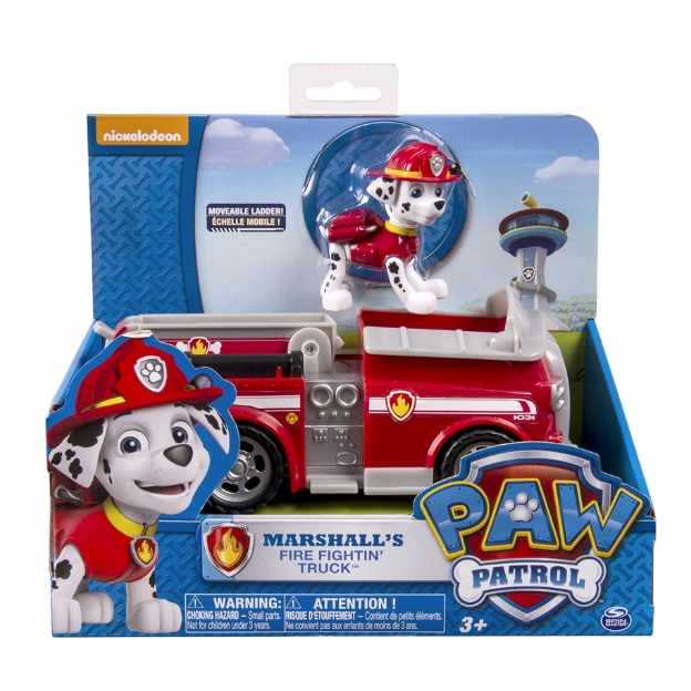 Xe tải, xe cứu hỏa của Paw Patrol Marshall