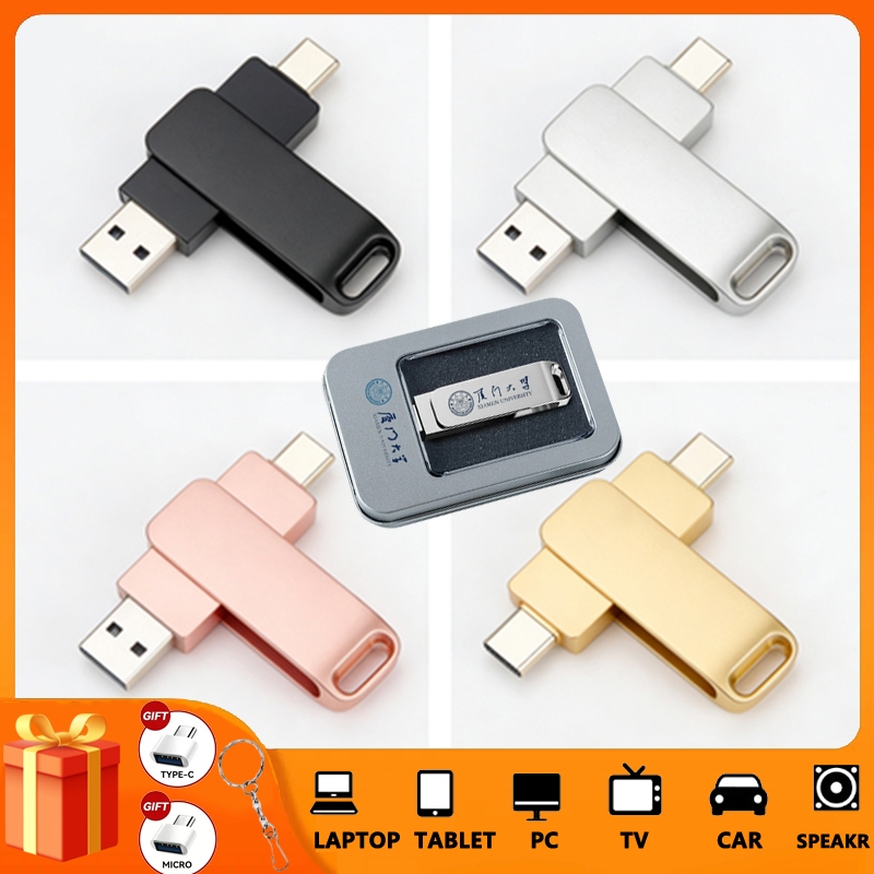 Trình điều khiển Flash tốc độ cao USB3.2, LOGO tùy chỉnh, 2TB / 1TB / 512GB / 256GB / 128GB / 64GB /