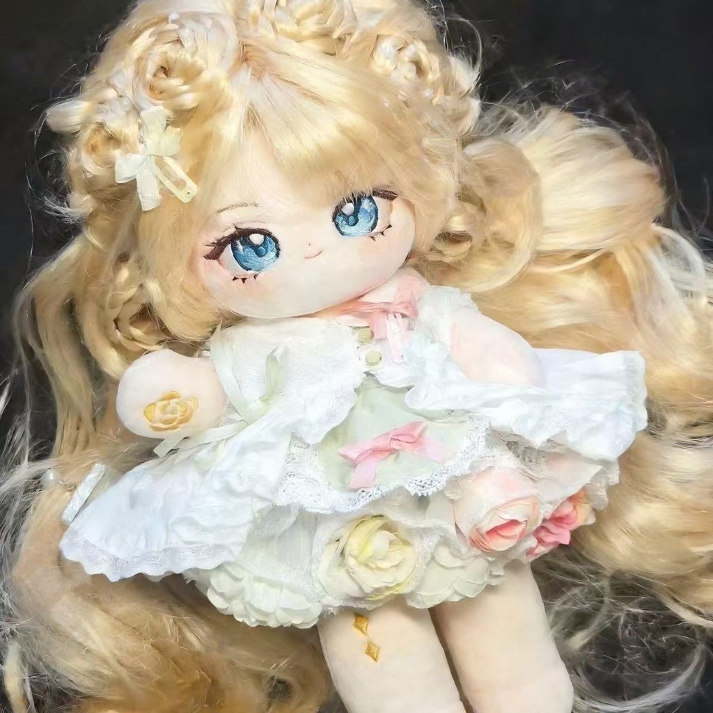 ✨Genshin Impact✨ 25cm Navia Búp bê bông Thêu ô dù Búp bê Anime Chất lượng cao quà sinh nhật