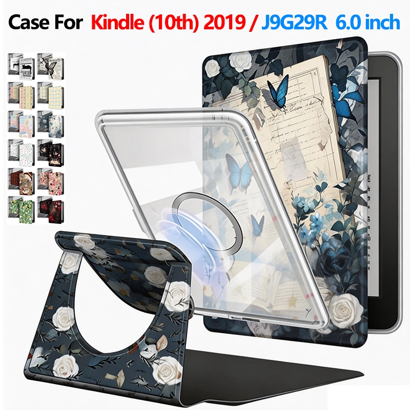 Dành Cho Kindle (Thế Hệ Thứ 10) 2019 6.0 inch J9G29R Painted Flip Cover E Book Case