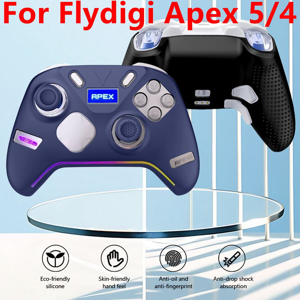 Ốp Silicon Chống Trơn Trượt Tương Thích Với Bộ Điều Khiển Flydigi Apex 5 / 4 Da Bảo Vệ Cao Su Mềm Ch