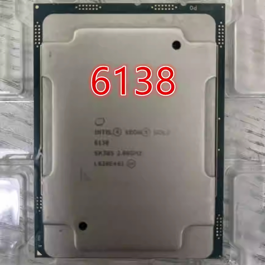 Huy chương vàng 6138 20 lõi 2.0G tần số chính 125W 6138 máy chủ phiên bản chính thức