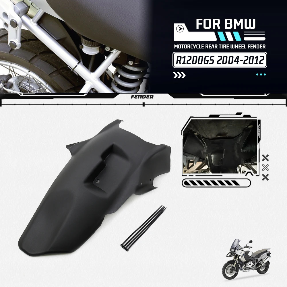 Dành Cho Xe BMW R1200GS R1200GSA 1200GS ADV 2004-2012 Xe Máy Phía Sau Fender Lốp Hugger Chắn Bùn Nối
