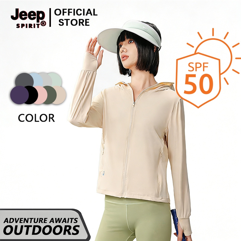 Áo Khoác Jeep Spirit Chống Nắng, UPF 50+, Dài Tay Cho Ngoài Trời