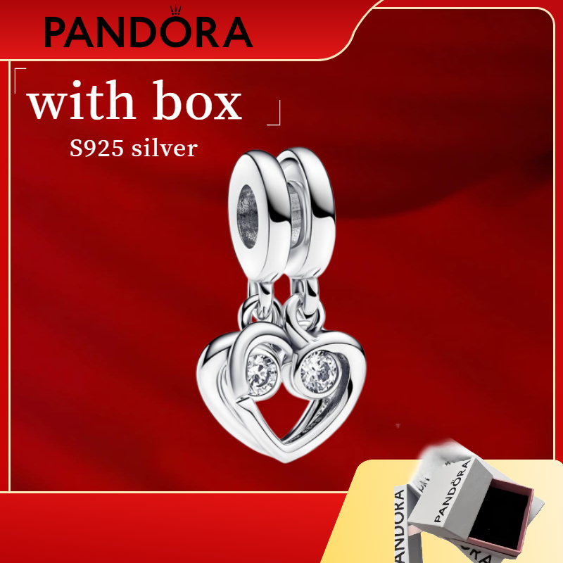 Trang sức bạc 100% S925 Forever & Always Splittable Dangle Charm