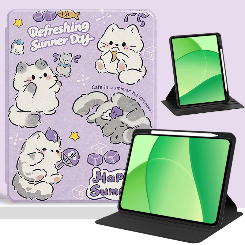 Dành Cho OPPO Pad SE 11.0 inch 2025 OPD2417 OPD2420 OPD2419 acrylic Cao Cấp 360° Hộp đựng máy tính b
