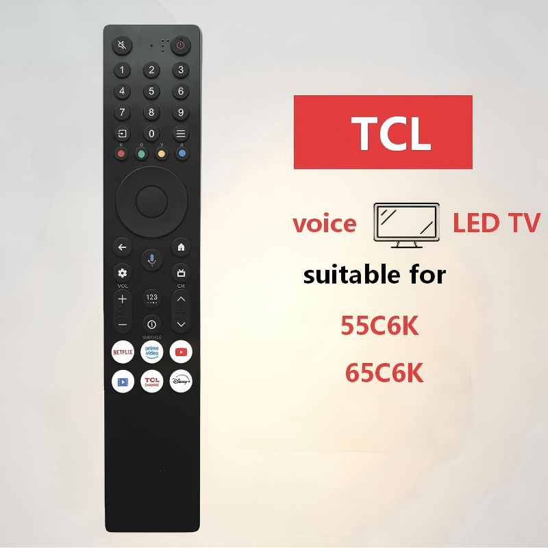 Điều khiển từ xa chính hãng thích hợp cho TV LED TCL từ xa 55C6K 65C6K QD-Mini